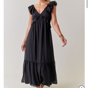 Francesca's Alice Swiss Dot Maxi Dress
